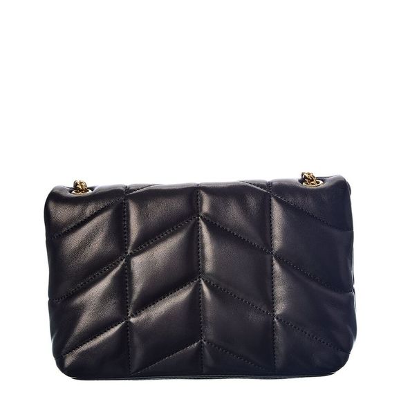 Saint Laurent Loulou Puffer Leather Shoulder Bag, Black - Picture 2 of 5